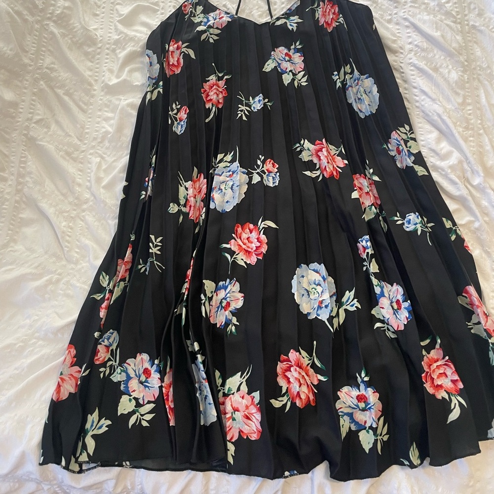 Black Floral asos dress